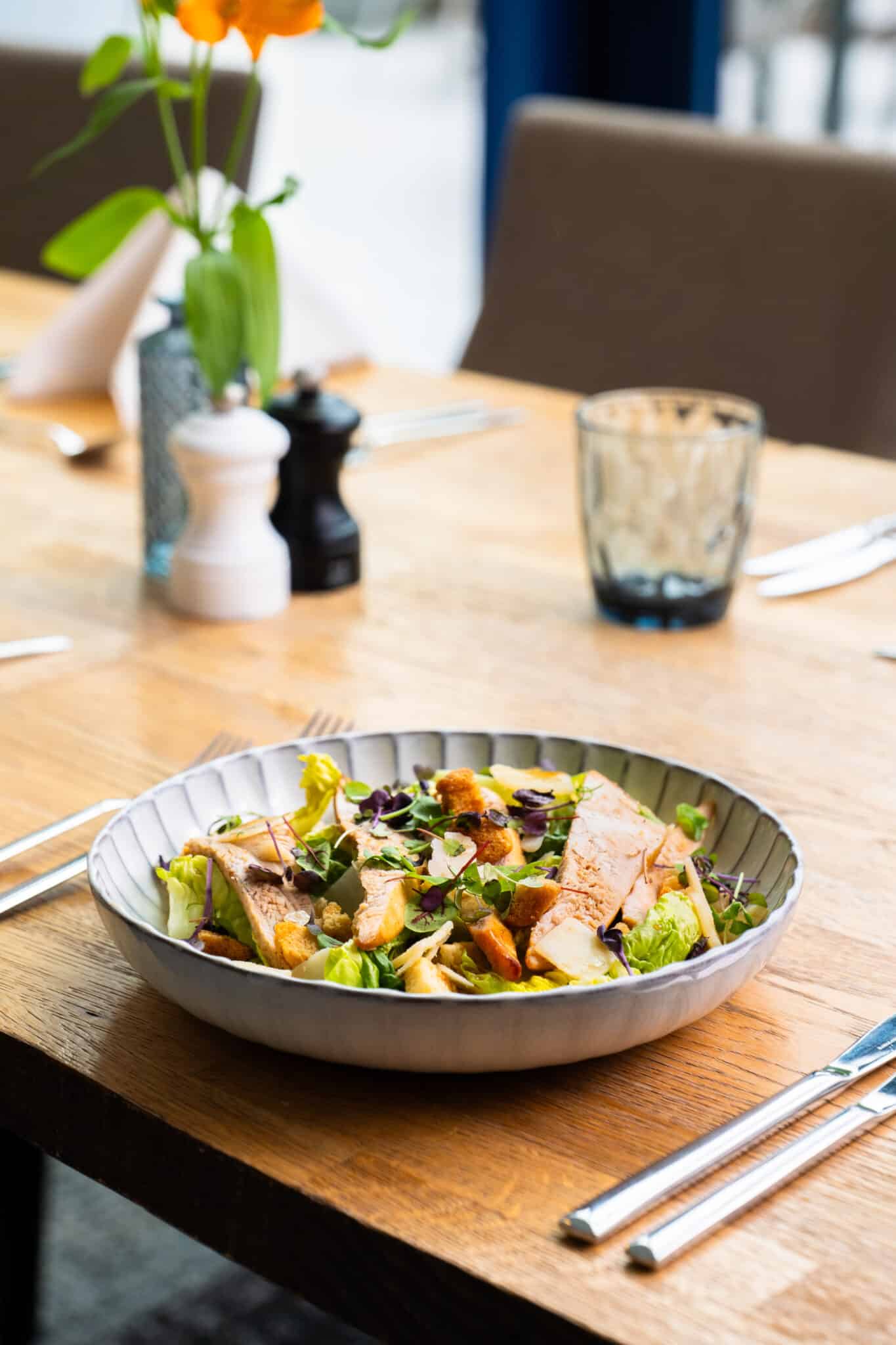 Caesar Salad Fuga Restaurant Voco brussels city north