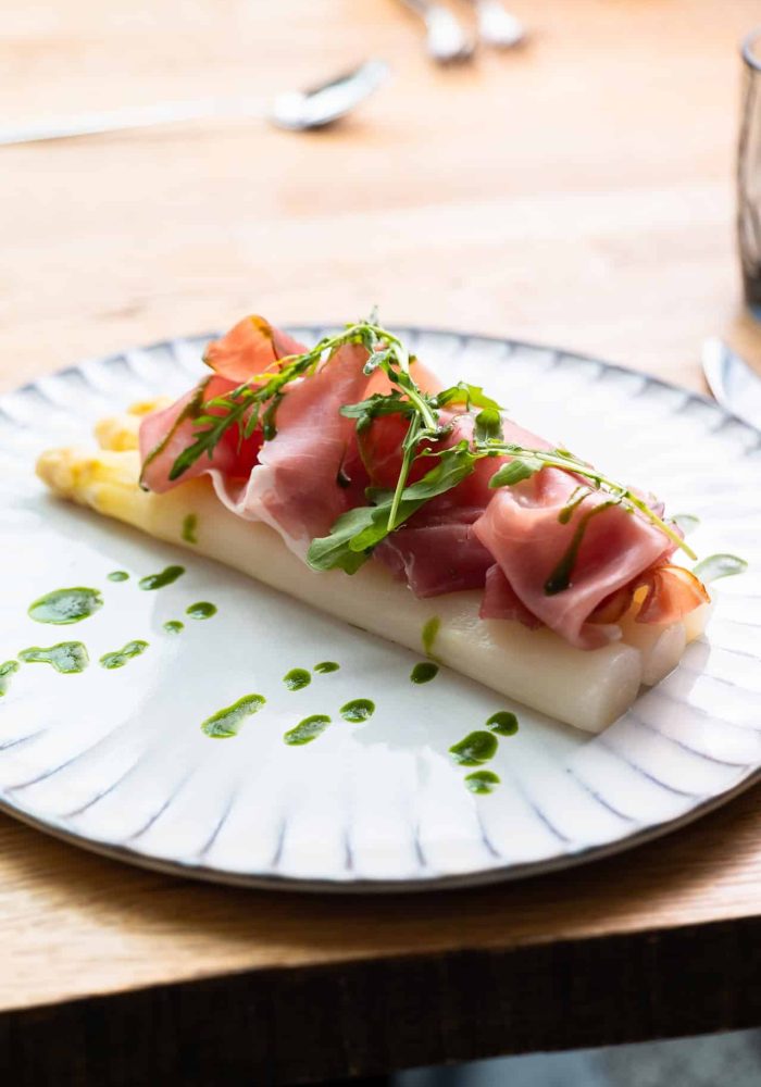 Asparagus Ganda Ham at fuga Restaurant in voco™ Brussels City Nort